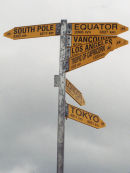 Cape Reanga Signpost